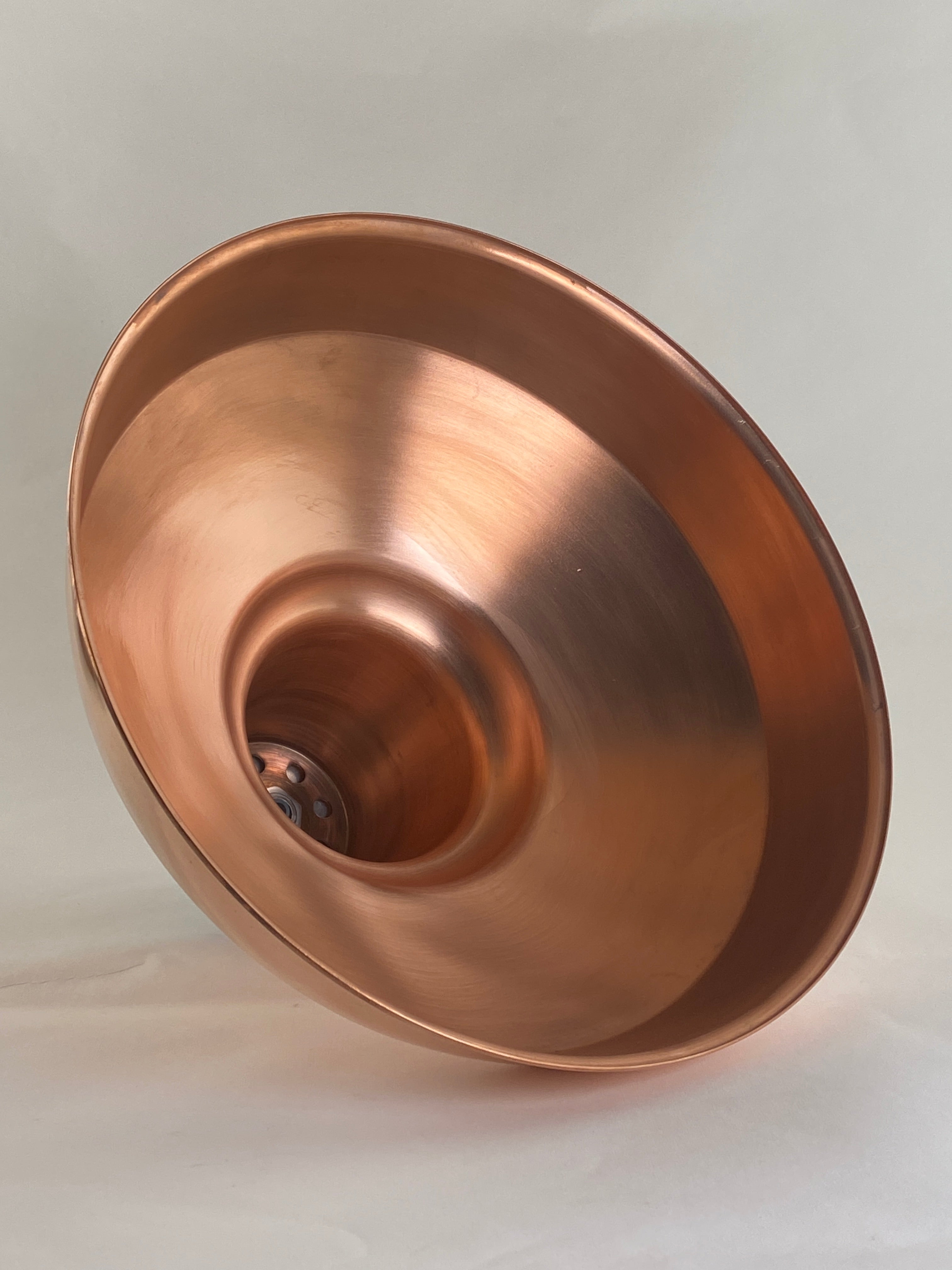 Polished Copper Reflector | 36cm | Pendant | Worn Lighting